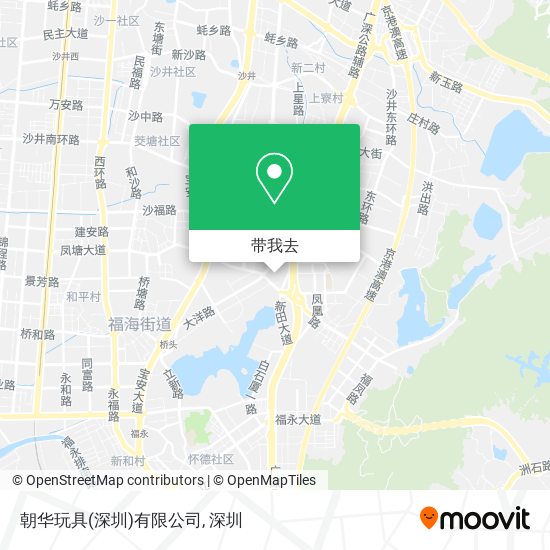 朝华玩具(深圳)有限公司地图