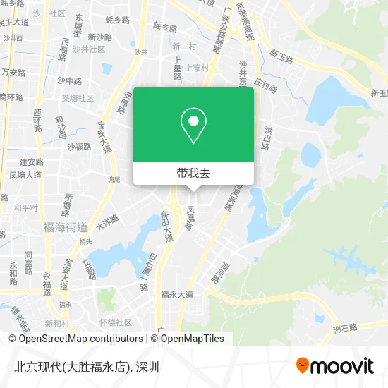 北京现代(大胜福永店)地图