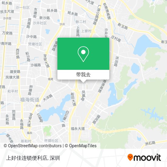 上好佳连锁便利店地图