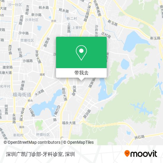深圳广凯门诊部-牙科诊室地图