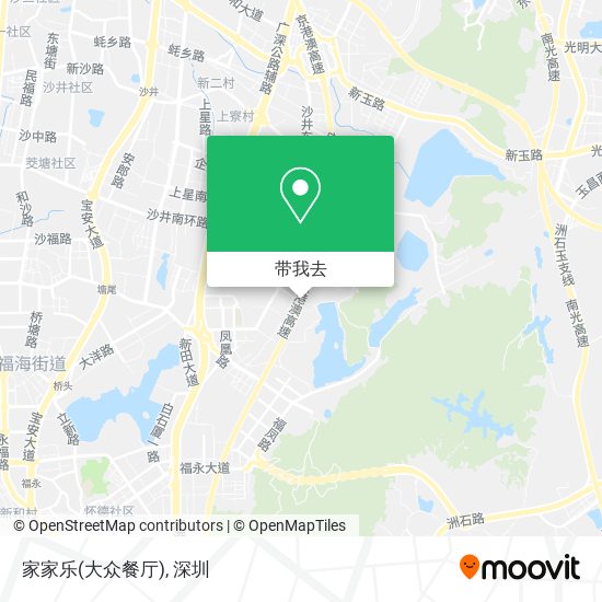 家家乐(大众餐厅)地图
