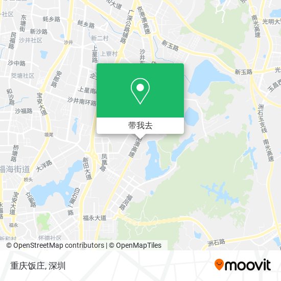 重庆饭庄地图