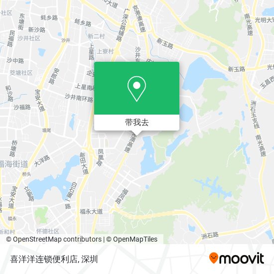 喜洋洋连锁便利店地图