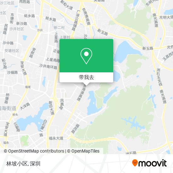 林坡小区地图