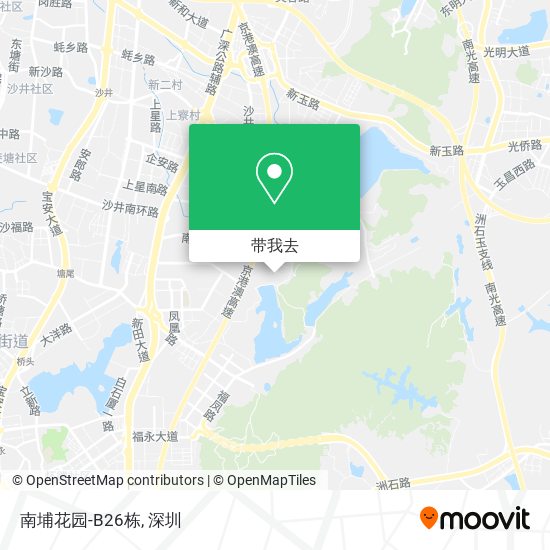 南埔花园-B26栋地图
