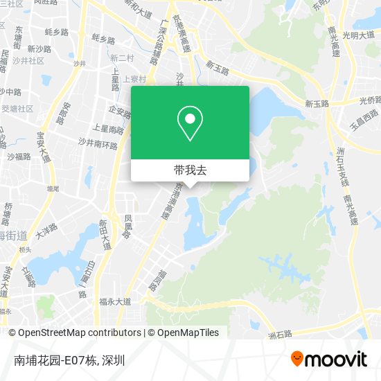 南埔花园-E07栋地图