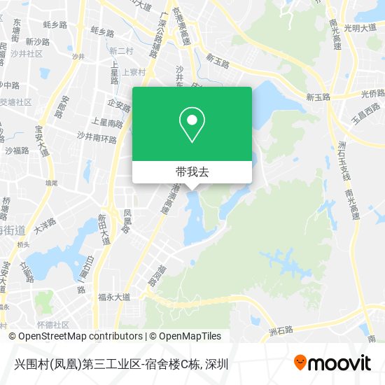 兴围村(凤凰)第三工业区-宿舍楼C栋地图