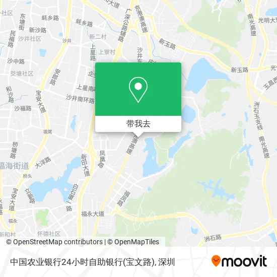 中国农业银行24小时自助银行(宝文路)地图