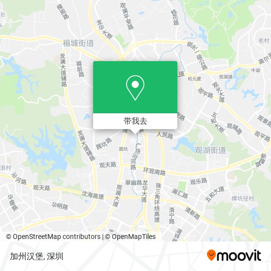 加州汉堡地图