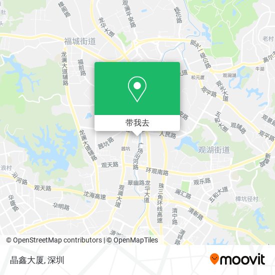 晶鑫大厦地图