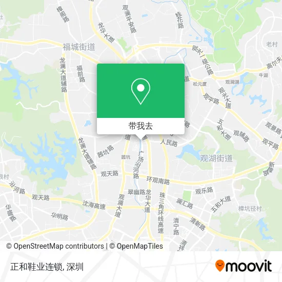正和鞋业连锁地图