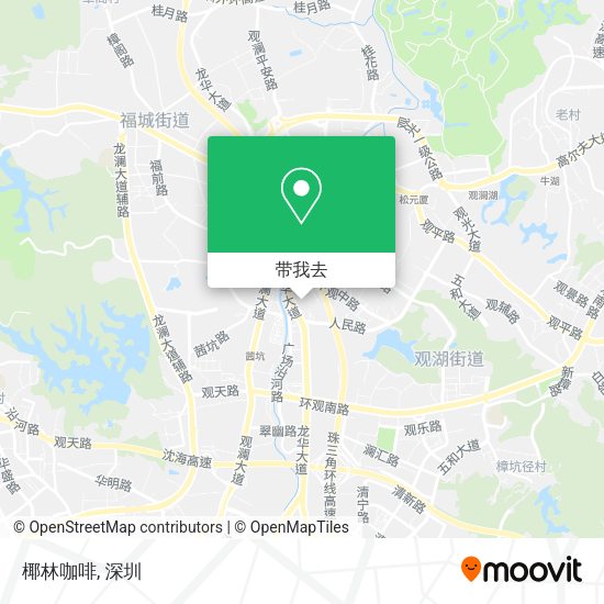 椰林咖啡地图