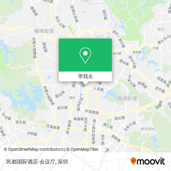 民都国际酒店-会议厅地图