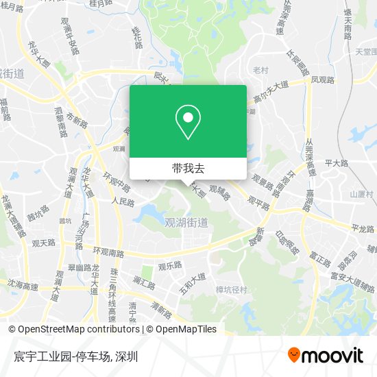 宸宇工业园-停车场地图
