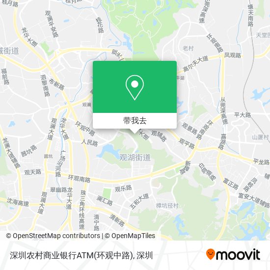 深圳农村商业银行ATM(环观中路)地图
