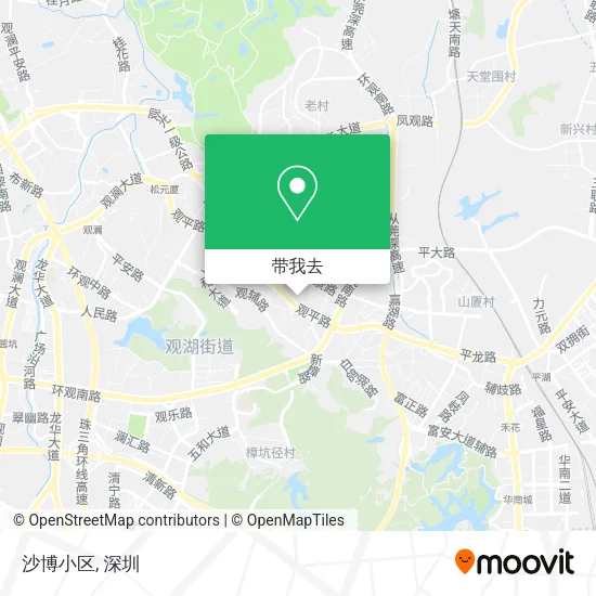 沙博小区地图