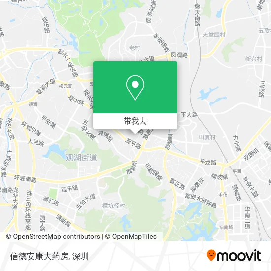 信德安康大药房地图