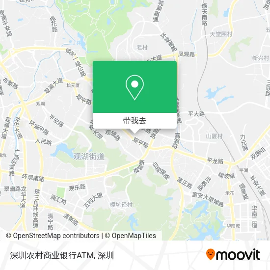 深圳农村商业银行ATM地图