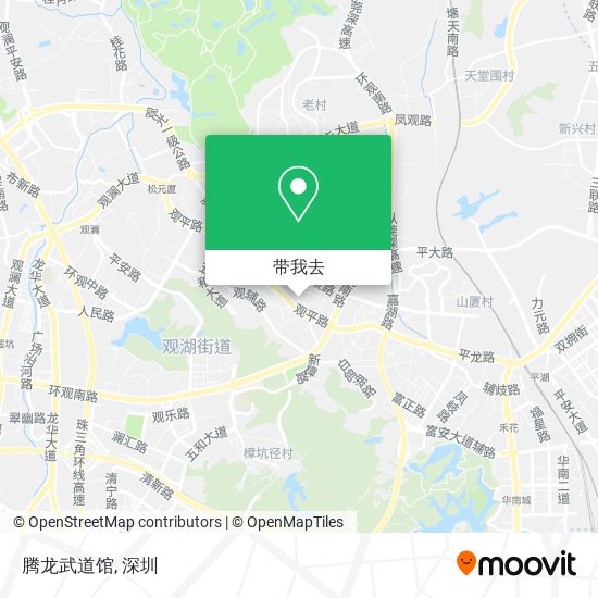 腾龙武道馆地图