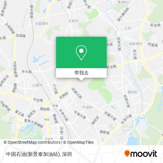 中国石油(新景泰加油站)地图