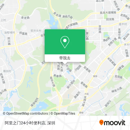 阿里之门24小时便利店地图