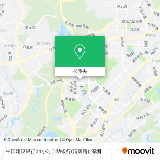 中国建设银行24小时自助银行(清辉路)地图