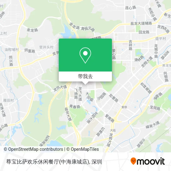 尊宝比萨欢乐休闲餐厅(中海康城店)地图