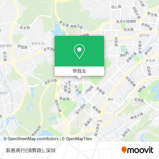 新惠商行(清辉路)地图