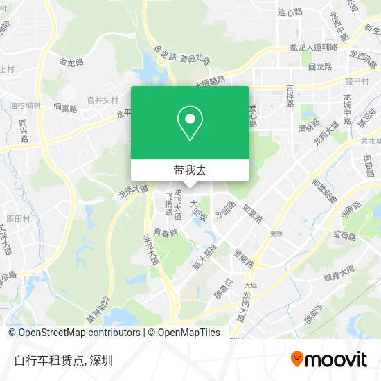 自行车租赁点地图