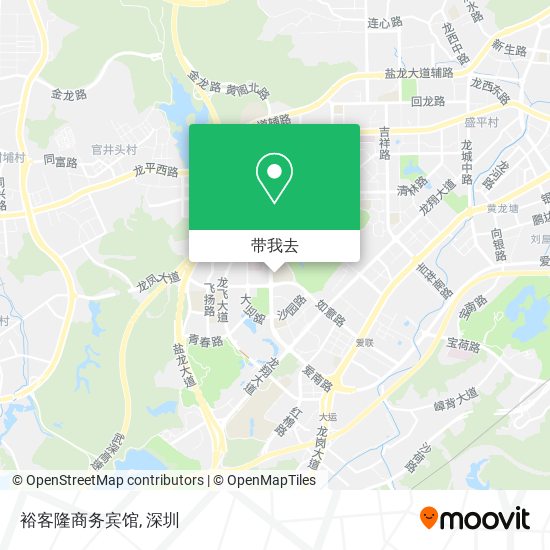 裕客隆商务宾馆地图