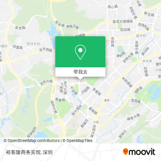 裕客隆商务宾馆地图