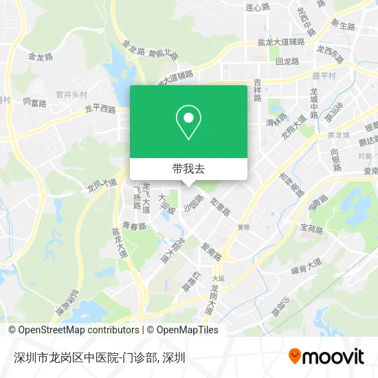 深圳市龙岗区中医院-门诊部地图