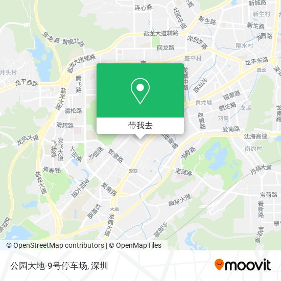公园大地-9号停车场地图