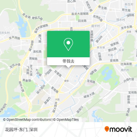 花园坪-东门地图