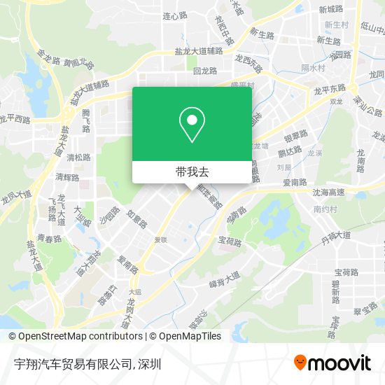 宇翔汽车贸易有限公司地图