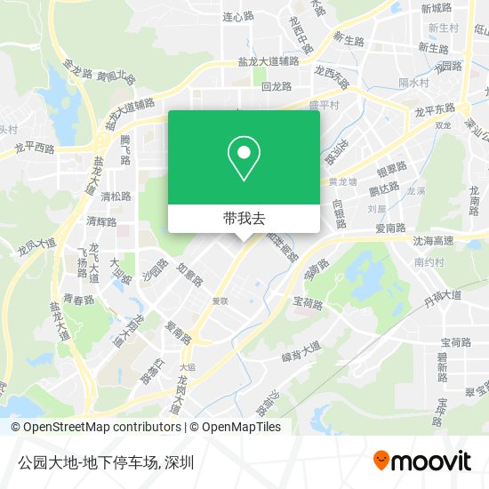 公园大地-地下停车场地图