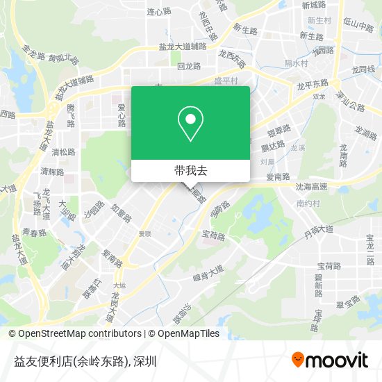 益友便利店(余岭东路)地图