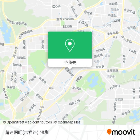 超速网吧(吉祥路)地图