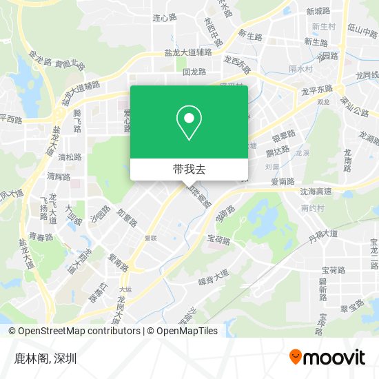 鹿林阁地图