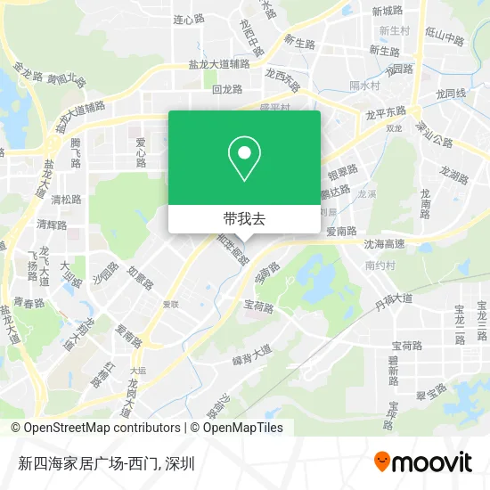 新四海家居广场-西门地图