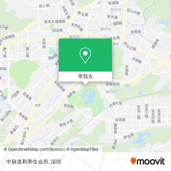 中脉道和养生会所地图