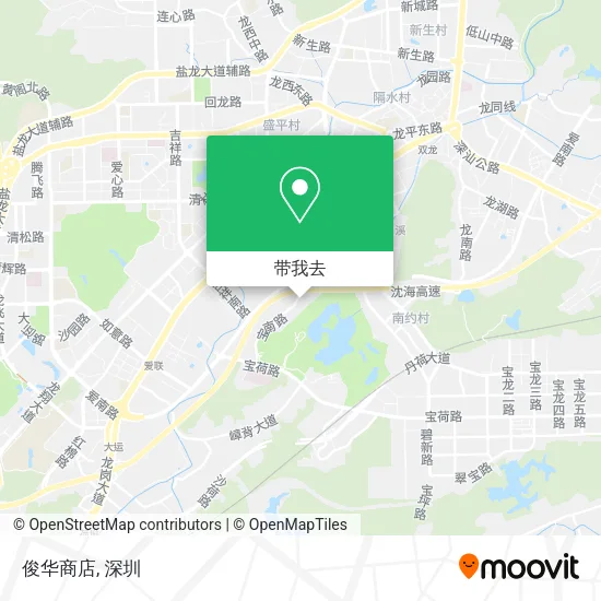俊华商店地图