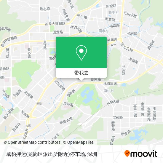 威豹押运(龙岗区派出所附近)停车场地图