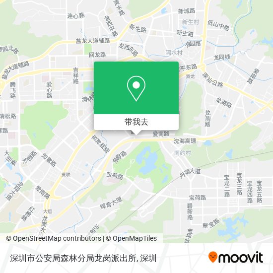 深圳市公安局森林分局龙岗派出所地图