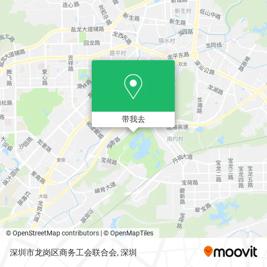 深圳市龙岗区商务工会联合会地图