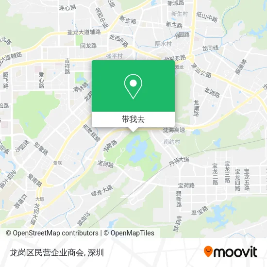 龙岗区民营企业商会地图