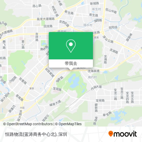 恒路物流(蓝涛商务中心北)地图
