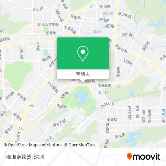 潮湘麻辣烫地图