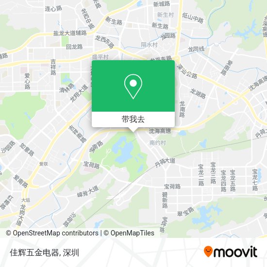 佳辉五金电器地图