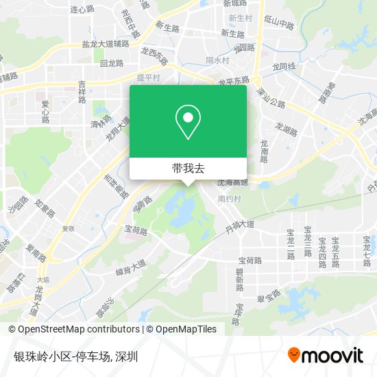 银珠岭小区-停车场地图